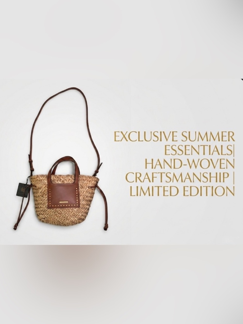 House of Harlow 1960 | Woven Straw Crossbody - Picture 3 of 9